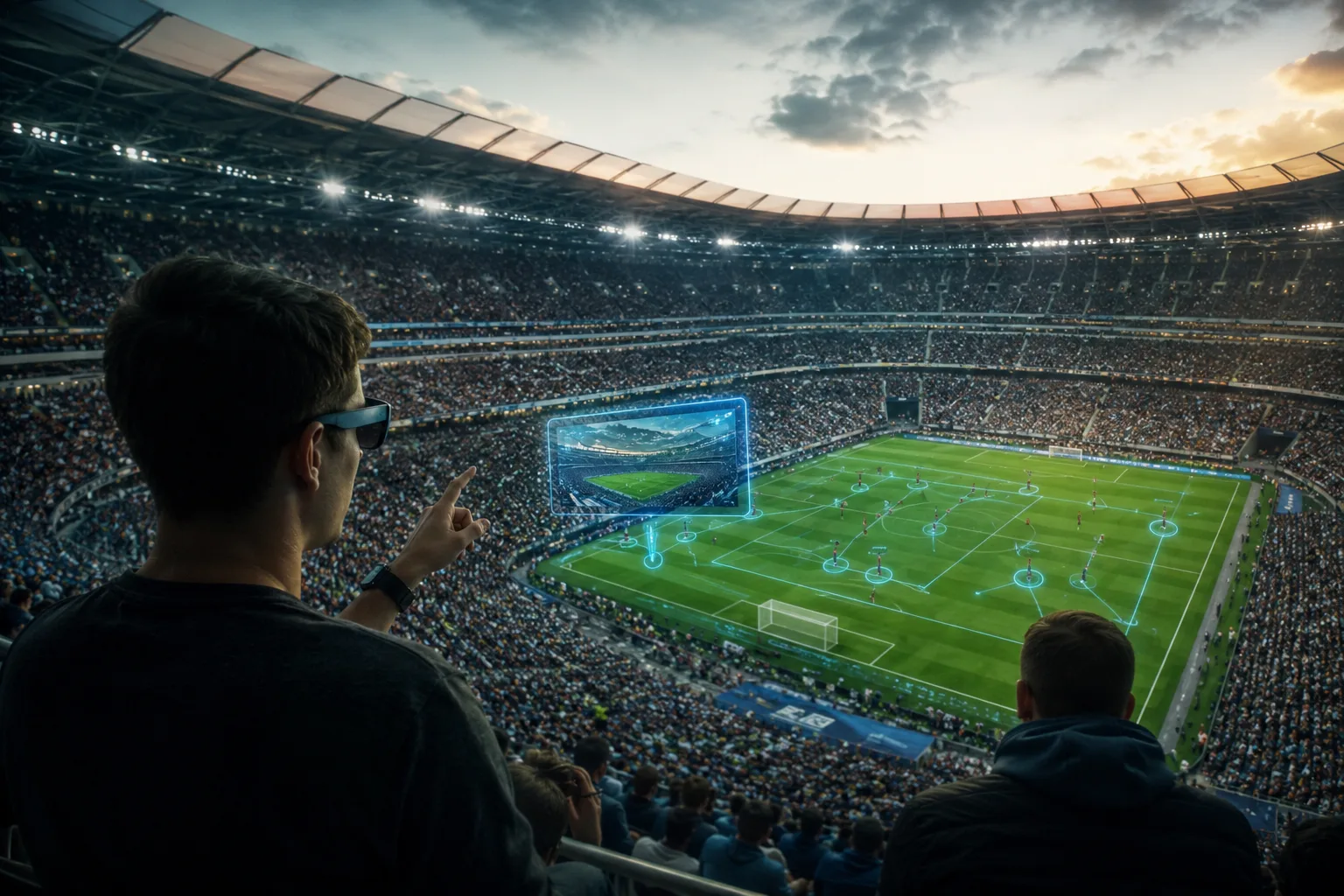 Realidade Aumentada e o Estádio Infinito: O Novo ROI da Experiência em Tempo Real